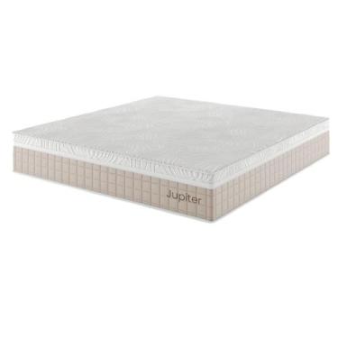 Imagem de Colchão Massageador Mola Ensacada King Size 34x193x203cm Jupiter Rusti