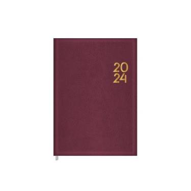 Imagem de Agenda Executiva Costurada Diária 2024 13,4x19,2cm Torino Cores Tilibr