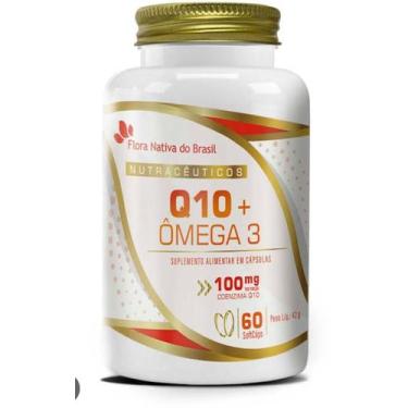 Imagem de Omega3 Com Coenzimas Q10 100Mg 60 Capsulas - Flora nativa