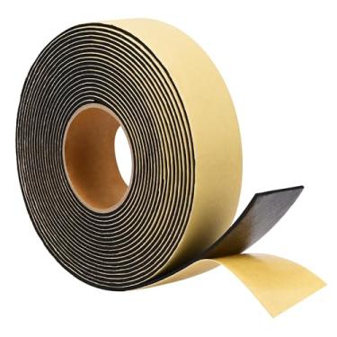 Imagem de Fita de isolamento de espuma FAVORCOOL autoadesiva, proteção contra o congelamento do gelo, vedação de portas de janelas, faixa de clima, impermeável, encanamento, HVAC, refrigeração, ar condicionado, clima, fita de artesanato (30 pés 1/8 pol. x 2 pol.)