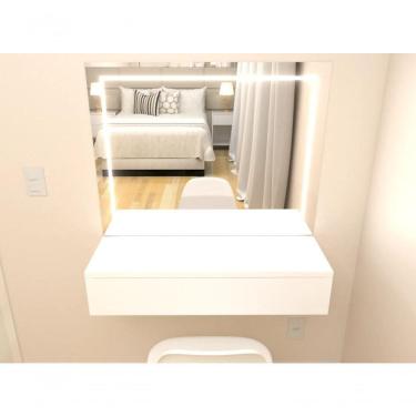 Imagem de Penteadeira Suspensa 60cm Em Mdf Com Gaveta Telescópica