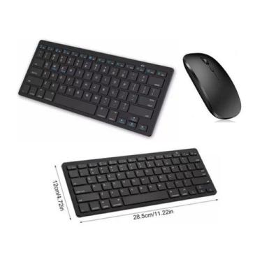 Imagem de Teclado Bluetooth Recarregável + Mouse Para Tablet A8 X200 - BDNET