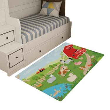 Imagem de Tapete Infantil Estampado 1,00 X65 Decorativo Antiderrapante