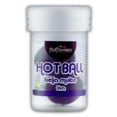 Imagem de Bolinha Explosiva 02 Unidades Gelatina Aromática com Óleo Corporal e Aroma de Frutas Uso Íntimo (Uva)