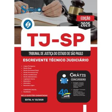 Imagem de Apostila TJ-SP - Escrevente Técnico Judiciário - Editora Solução