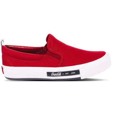 Imagem de Tênis Coca-Cola Shoes, Iate Daytona, Feminino, Vermelho, 41