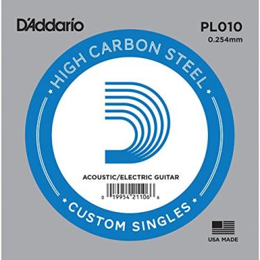 Imagem de Corda Avulsa Para Guitarra .010 D'Addario Plain Steel PL010