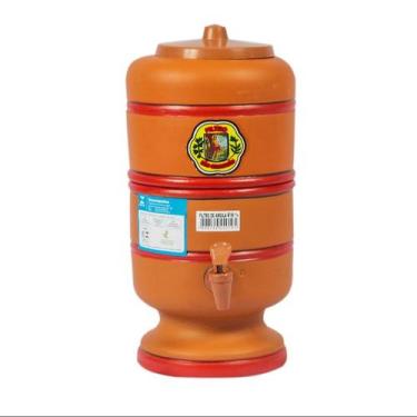 Imagem de Filtro de Barro para filtrar água n 3 - 6 litros + 1 vela filtrante. -