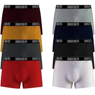 Imagem de Kit 5 Cuecas Box Boxer  Di Nuevo em Algodão Confortável