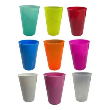 Imagem de Kit 50 Copos Ecológicos 200ml – Reutilizáveis Resistentes para Festas e Eventos (Geral)