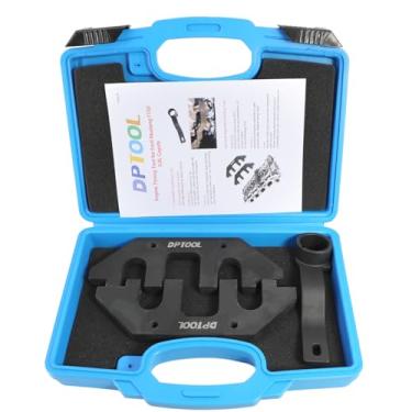 Imagem de DPTOOL Ferramenta de fixação de alinhamento de eixo de cames Ferramenta de posicionamento de virabrequim compatível com Ford F150 Mustang 5.0 Coyote V8 Engine 2015-2017, para motor Coyote 5.0 de