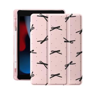 Imagem de Idocolors Capa para iPad de 11 polegadas (chip A16) 2025 geração 11ª/iPad 11 polegadas 2022 10ª geração, suporte de lápis embutido com capa traseira de TPU macio à prova de choque despertar/hibernar