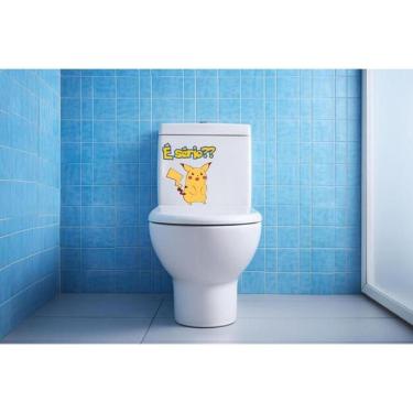 Imagem de Adesivo De Vaso Sanitario Pokemon