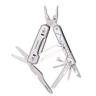 Imagem de ROXON S802 Phantom Multi Tool Pliers with Ful-Sized Scissors, Extra Bits Group, Replaceable Knife and Wire Cutters