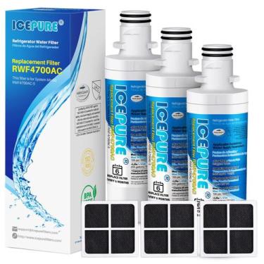 Imagem de Filtro de água e ar de geladeira ICEPURE LT1000PC para LG