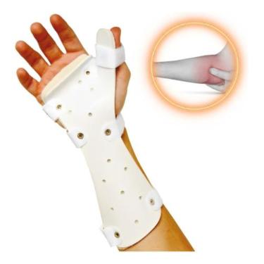 Imagem de Munhequeira Órtese Tala Pvc Punho Polegar Lado Esquerdo - Ideal Ortopé