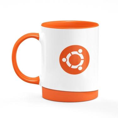 Imagem de Caneca B-orange Ubuntu Linux