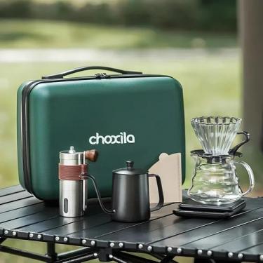 Imagem de Conjunto De Café Para Viagem Com Moedor E Jarra De Gotejamento 4-8 Peç