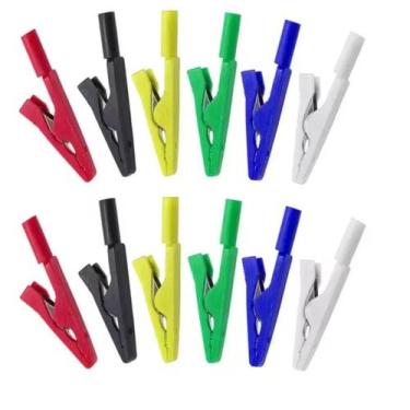 Imagem de Mini Garras Isoladas Tipo Jacaré Com Soquete De 2mm, Ferramentas De Te