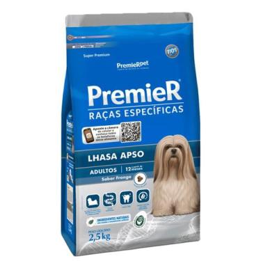 Imagem de Ração Premier Raças Específicas Lhasa Apso Adultos Sabor Frango 2,5kg