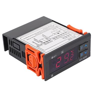 Imagem de Zhjvihx Termostato de Exibição LED, Alta Precisão Sensor Duplo AC220V Controlador de Temperatura 50Hz para Gabinete de Refrigeração