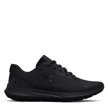 Imagem de Under Armour Tênis de corrida masculino Surge 3, (002) Preto/Preto/Preto, 43