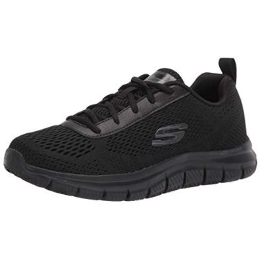 Imagem de Skechers Tênis masculino Track Moulton Oxford, Preto/preto, 14 Wide
