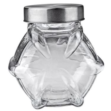 Imagem de Baleiro Estrela Euro Home VDR1914 em Vidro e Inox – 18 cm