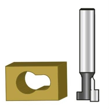 Imagem de Fresa Para Miolo de Fechadura HT 1/4""- D02129 - MAKITA