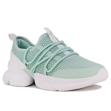 Imagem de Nautica Women Fashion Sneaker Lace-Up Jogger Running Shoe-Eriko-Sage Size-8
