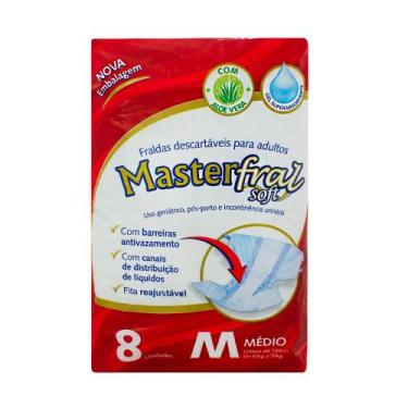 Imagem de Fralda Geriátrica MasterSoft Tamanho M 30 Unidades