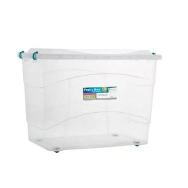 Imagem de Container Multiuso Rodinhas Organizadora Brinquedos 150L