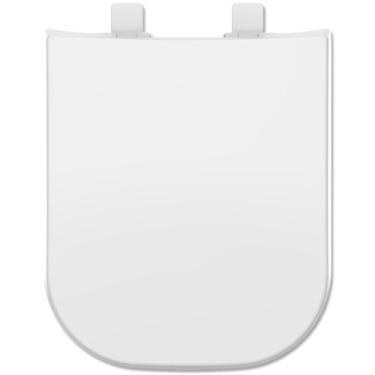 Imagem de Assento Sanitário Deca Quadra Axis Branco  Tampa de Vaso Quadrado Conv