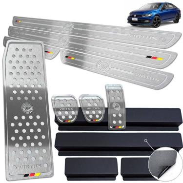 Imagem de Descanso Pedaleira Manual Soleira Prata BR Virtus Wolfsburg