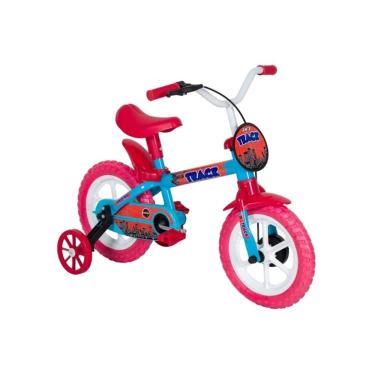 Imagem de Bicicleta Aro 12 Track Arco-Íris AR Azul/Vermelho