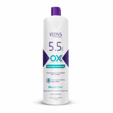 Imagem de Agua Oxigenada OX Emulsão Vloss Profissional 5.5 Vol. 900ml - Vloss Co