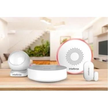 Imagem de Alarme S/ Fio Casa Inteligente Wifi Smart Iss 1001 Intelbras