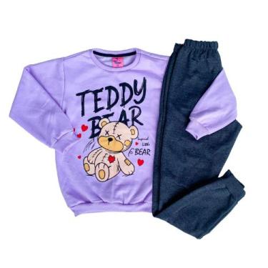 Imagem de Conjunto de moletom peluciado - ., Cor única, Tam 10 anos 