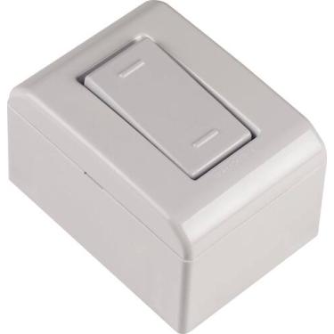 Imagem de Caixa de Sobrepor com 1 Interruptor Paralelo 10 A 250 V Tramontina Liz