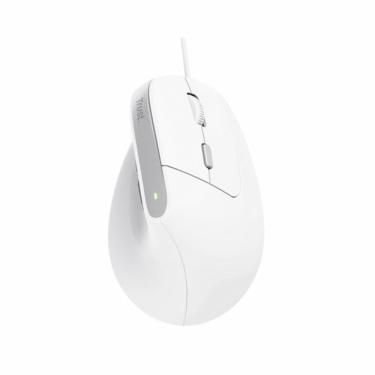 Imagem de Mouse Trust Bayo Ii Ergonomico Branco