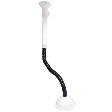 Imagem de Exhaust Hood, Laboratory Universal Suction Hood Suction Arm White Bamboo Joint Tubes 110mm(Black,Hanging)