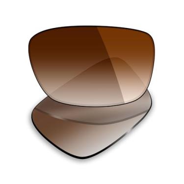 Imagem de Mryok Lentes de reposição UV400 para óculos de sol Oakley Drop Point OO9367, HD Polarized, proteção UV, resistente a impactos e ajuste perfeito - Marrom degradê
