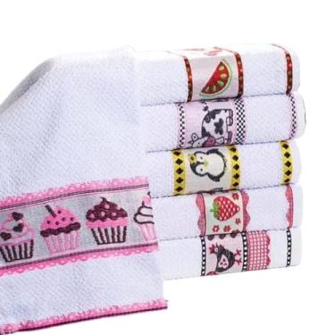 Imagem de Kit Panos de Prato Atoalhado Jacquard Premium Gourmet 49x65cm(10)