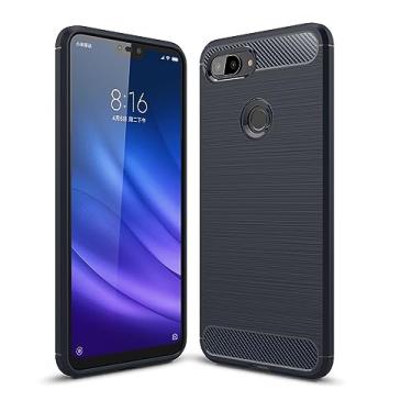 Imagem de Capa para Xiaomi Mi 8 Lite 6.26 Polegadas TPU Emborrachada (Azul)