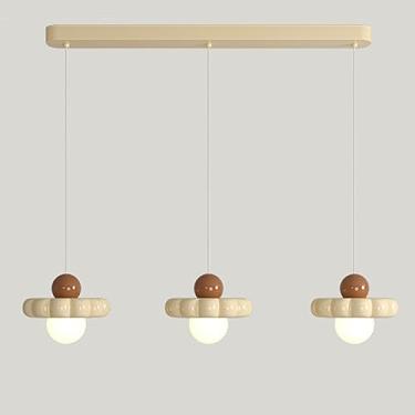 Imagem de Mini lustre moderno com luminária pendente de cabeça única, luminária suspensa em formato de flor, luminária de teto, luzes suspensas nórdicas para sala de estar, quarto, cozinha e ilha