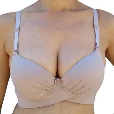 Imagem de Sutiã Plus Size Reforçado Com Bojo Corpo Nu, EG/48, NudeBlush