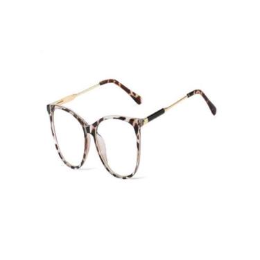 Imagem de Armação Óculos Grau Feminino Quadrado Gatinha Claire - Palas Eyewear