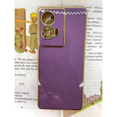 Imagem de Capa de celular compatível com Moto G24 Nevoa - oilojinhadafla, Roxo