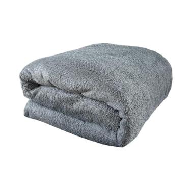 Imagem de Manta Cobertor Casal Microfibra 1,80x2,00 Mt (CINZA)