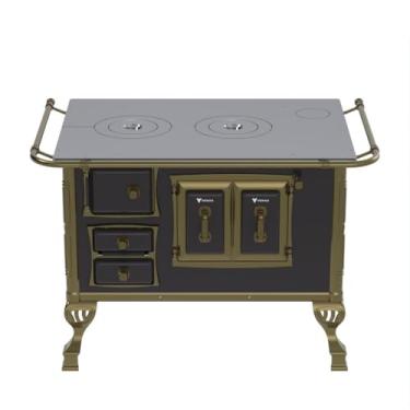 Imagem de FOGAO A LENHA N 2 COLONIAL PRETO SEM TAMPA SD